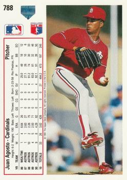 Juan Agosto  baseball card collectible - Main Image 2