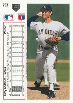 Larry Andersen  baseball card collectible - Main Image 2