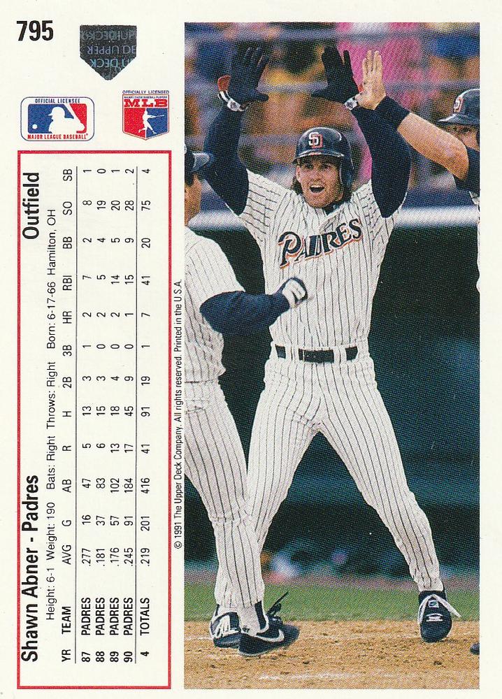 Shawn Abner  baseball card collectible - Main Image 2