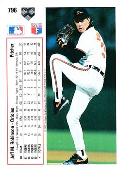 Jeff M. Robinson  baseball card collectible - Main Image 2