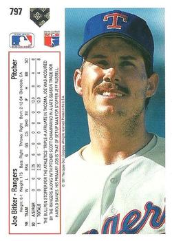 Joe Bitker  baseball card collectible - Main Image 2