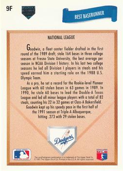 Tom Goodwin  baseball card collectible - Main Image 2