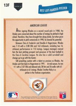 Arthur Rhodes  baseball card collectible - Main Image 2