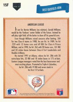 Gerald Williams  baseball card collectible - Main Image 2