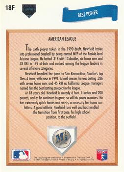 Marc Newfield  baseball card collectible - Main Image 2