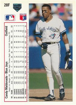Candy Maldonado  baseball card collectible - Main Image 2
