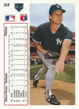 Steve Howe  baseball card collectible - Main Image 2