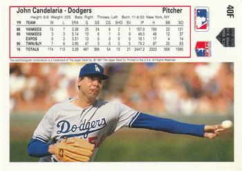 John Candelaria  baseball card collectible - Main Image 2