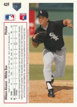 Wilson Alvarez  baseball card collectible - Main Image 2
