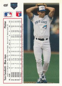 Tom Candiotti  baseball card collectible - Main Image 2