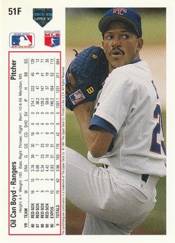 Oil Can Boyd  baseball card collectible - Main Image 2