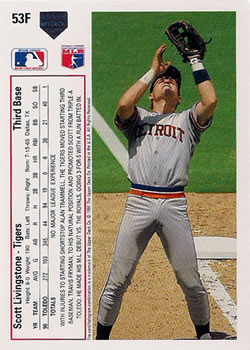 Scott Livingstone  baseball card collectible - Main Image 2