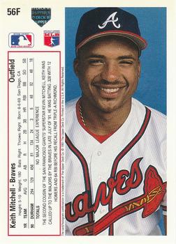 Keith Mitchell  baseball card collectible - Main Image 2