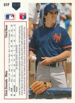 Chris Donnels  baseball card collectible - Main Image 2