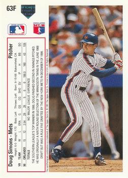 Doug Simons  baseball card collectible - Main Image 2