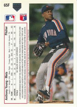 Anthony Young  baseball card collectible - Main Image 2