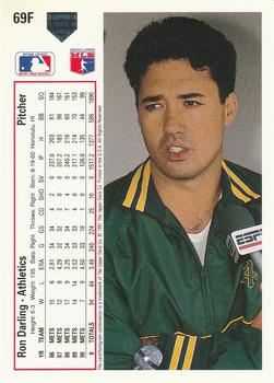 Ron Darling  baseball card collectible - Main Image 2