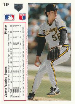 Vicente Palacios  baseball card collectible - Main Image 2