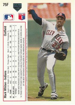 Mark Whiten  baseball card collectible - Main Image 2