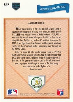 Rickey Henderson  baseball card collectible - Main Image 2