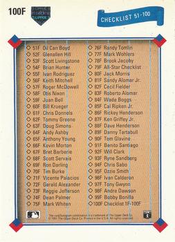 Checklist: 1F-100F  baseball card collectible - Main Image 2