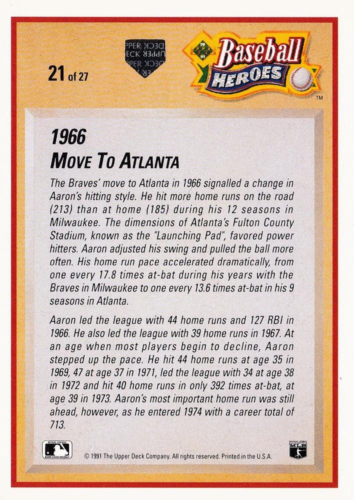 Hank Aaron  baseball card collectible - Main Image 2