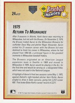 Hank Aaron  baseball card collectible - Main Image 2