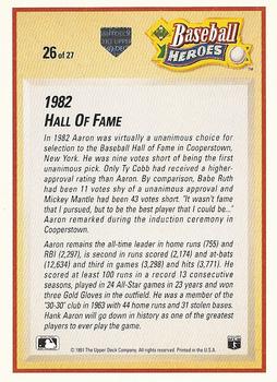 Hank Aaron  baseball card collectible - Main Image 2