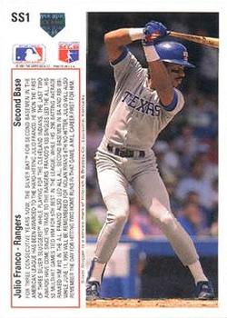 Julio Franco  baseball card collectible - Main Image 2