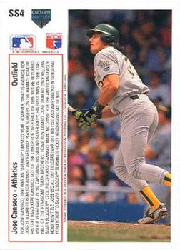 Jose Canseco  baseball card collectible - Main Image 2