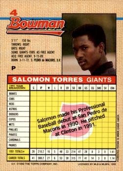 Salomon Torres  baseball card collectible - Main Image 2