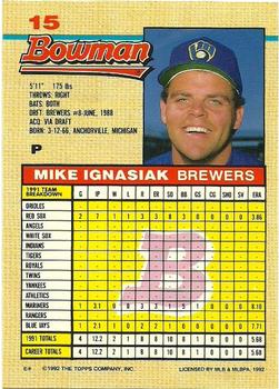 Mike Ignasiak  baseball card collectible - Main Image 2