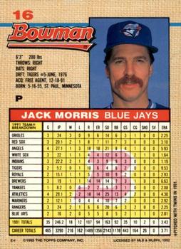 Jack Morris  baseball card collectible - Main Image 2