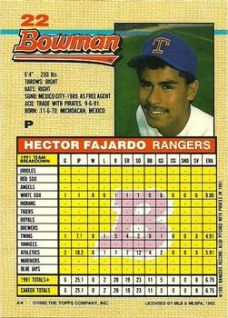 Hector Fajardo  baseball card collectible - Main Image 2