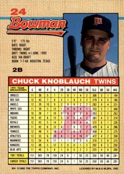 Chuck Knoblauch  baseball card collectible - Main Image 2