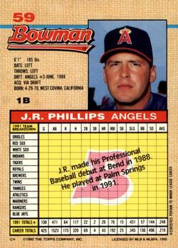 J.R. Phillips  baseball card collectible - Main Image 2