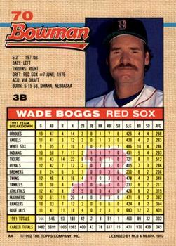 Wade Boggs  baseball card collectible - Main Image 2