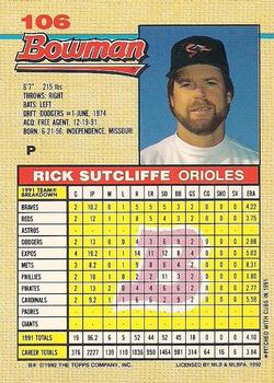 Rick Sutcliffe  baseball card collectible - Main Image 2