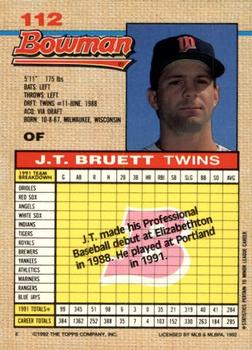 J.T. Bruett  baseball card collectible - Main Image 2