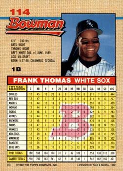 Frank Thomas  baseball card collectible - Main Image 2