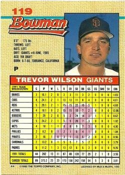 Trevor Wilson  baseball card collectible - Main Image 2