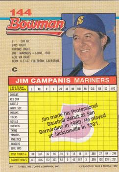 Jim Campanis  baseball card collectible - Main Image 2