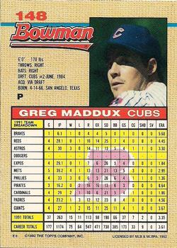 Greg Maddux  baseball card collectible - Main Image 2