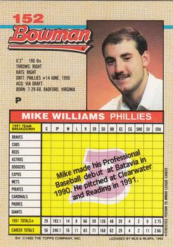 Mike Williams  baseball card collectible - Main Image 2