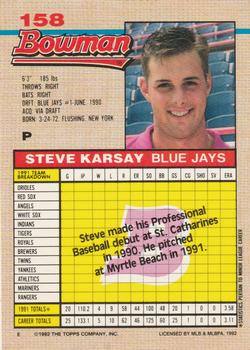 Steve Karsay  baseball card collectible - Main Image 2