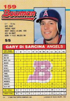 Gary DiSarcina  baseball card collectible - Main Image 2