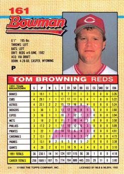 Tom Browning  baseball card collectible - Main Image 2