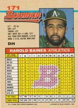 Harold Baines  baseball card collectible - Main Image 2