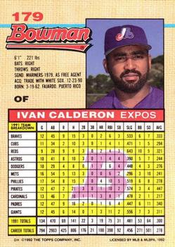 Ivan Calderon  baseball card collectible - Main Image 2