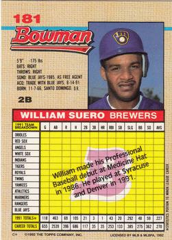 William Suero  baseball card collectible - Main Image 2